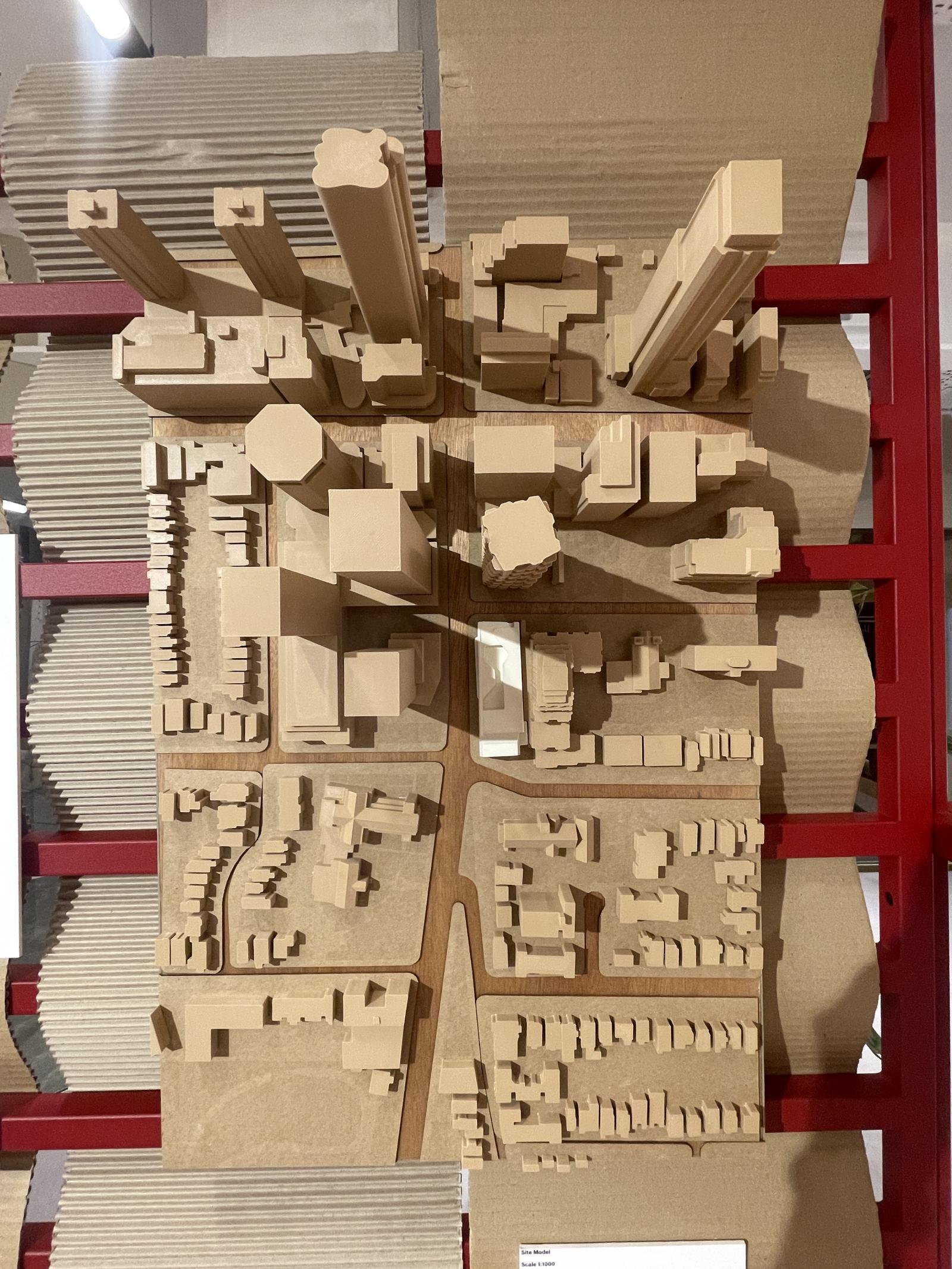 St Clair development 1:1000 site model