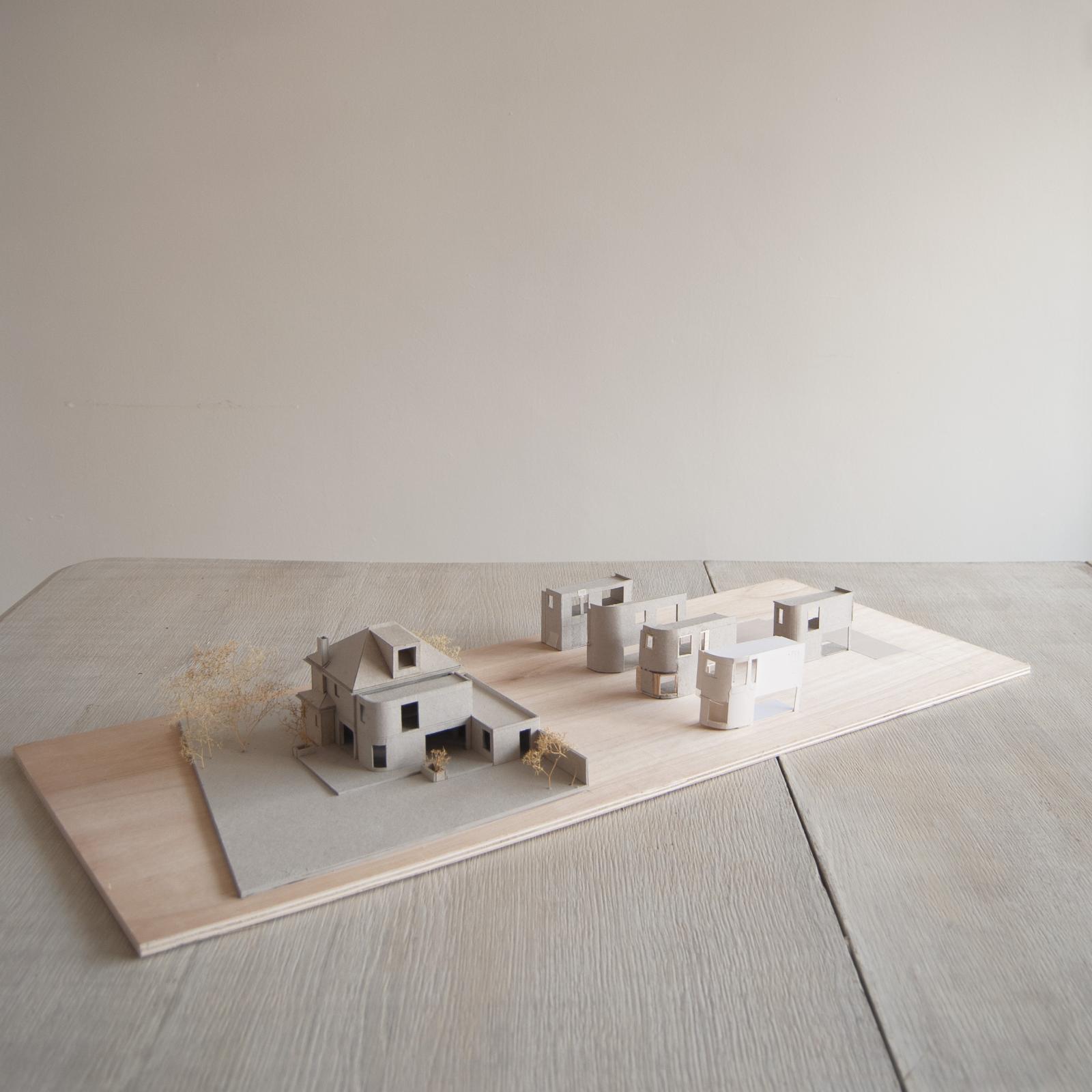The Croft - 1:100 existing house model with optional iterations
